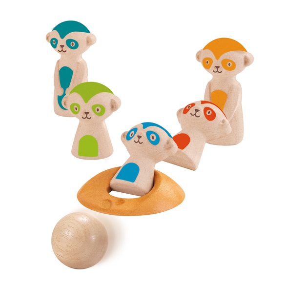 Plantoys Erdmännchen Bowling