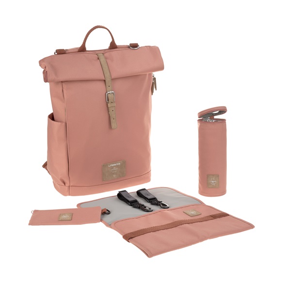 Lässig Wickelrucksack Rolltop Cinnamon