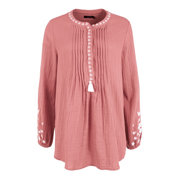 Mara Mea Bluse Pink Hibiskus