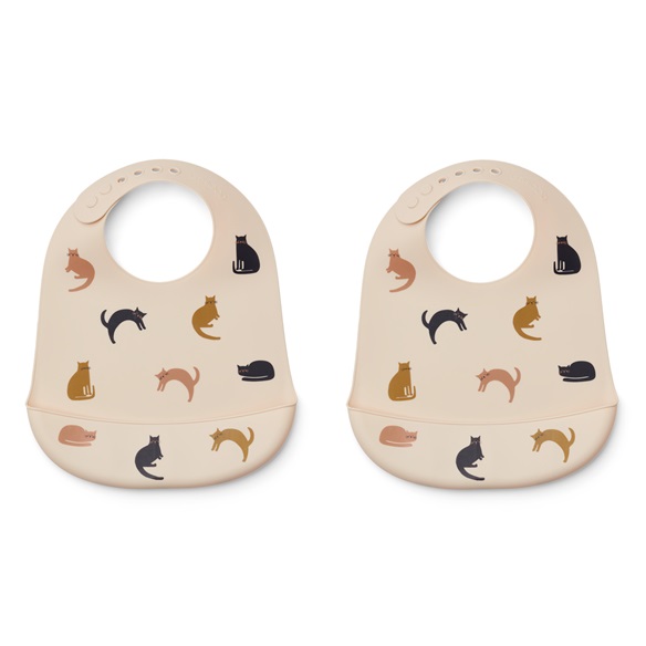 Liewood Tilda Silicone Bib Miauw